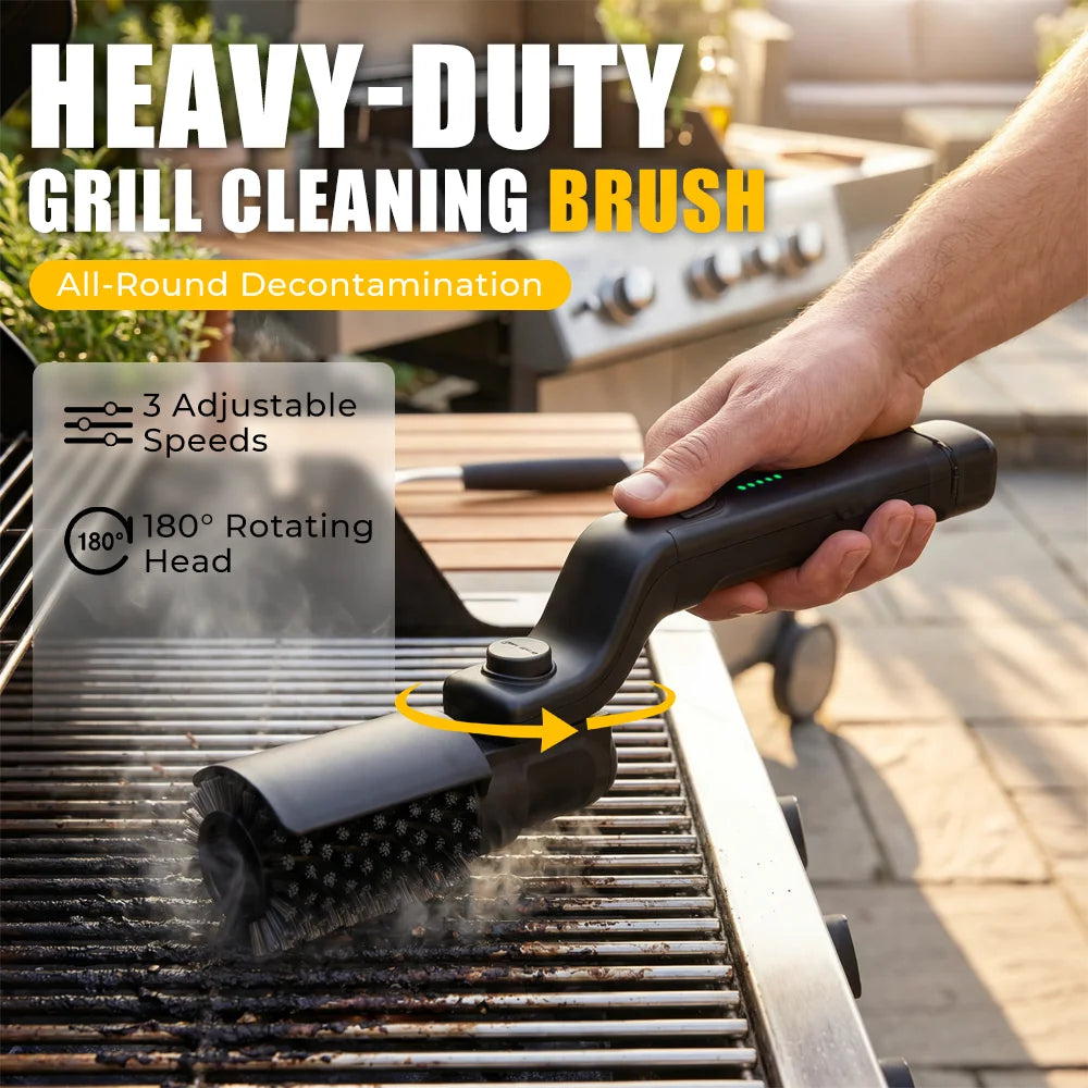 Electric Grill Brush Cleaning BBQ Cleaner