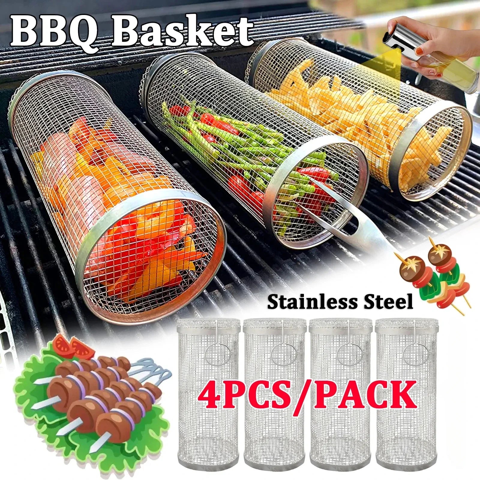 Barbecue Grill Grate Barbecue Cages