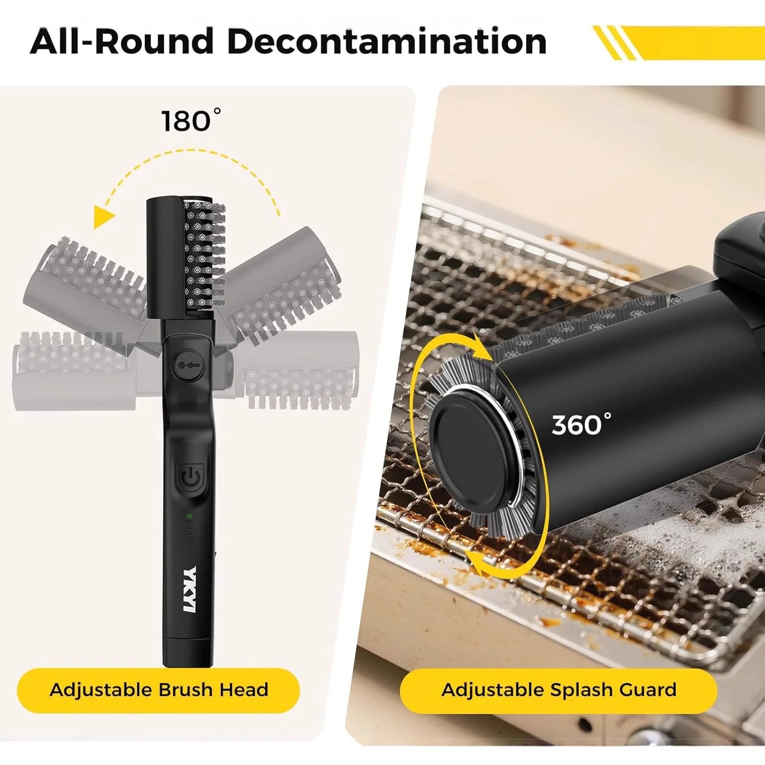 Electric Grill Brush Cleaning BBQ Cleaner