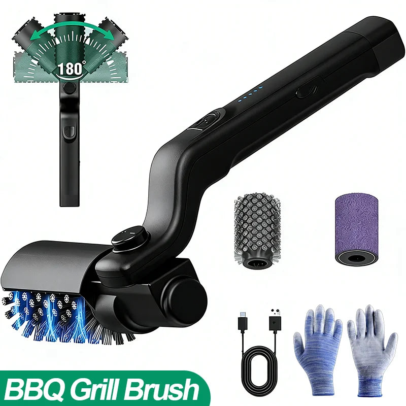 Electric Grill Brush Cleaning BBQ Cleaner