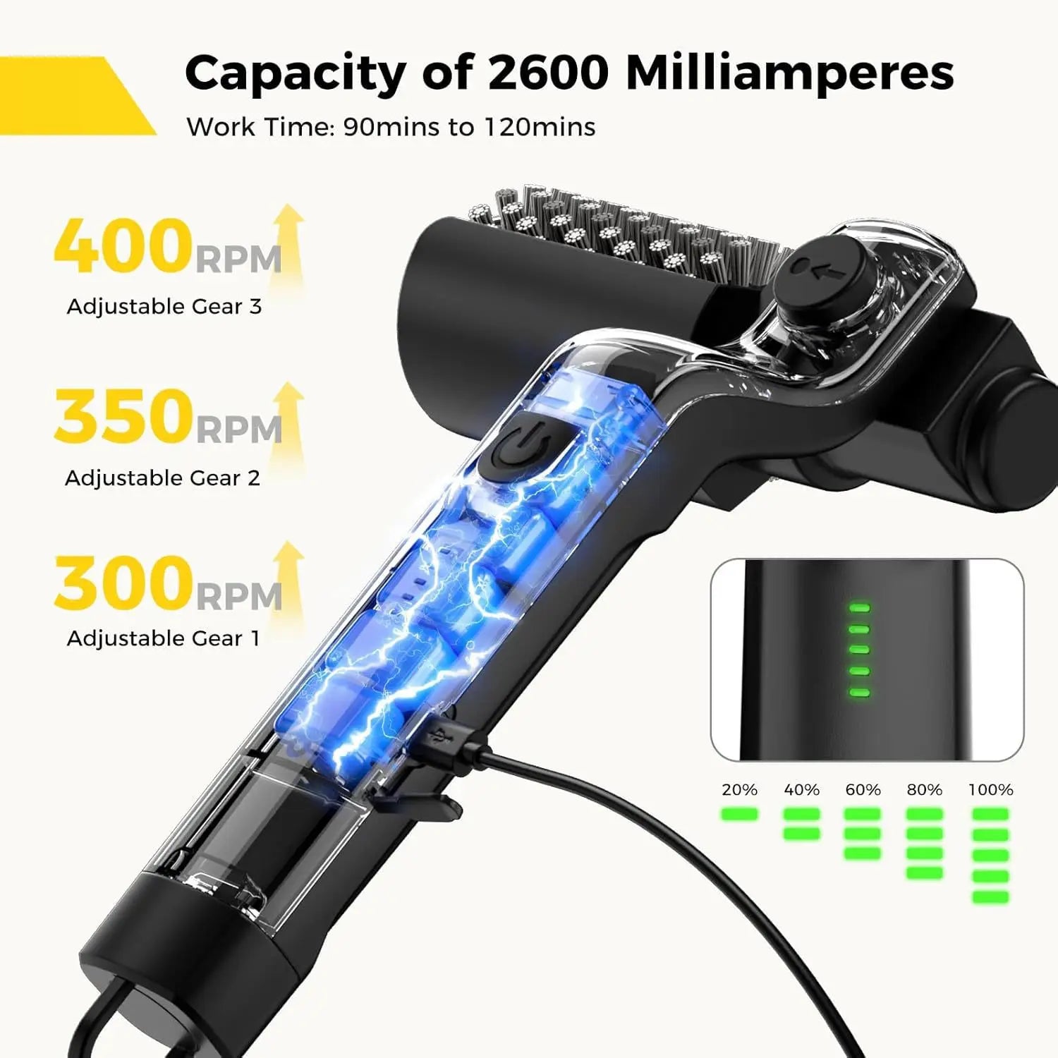 Electric Grill Brush Cleaning BBQ Cleaner
