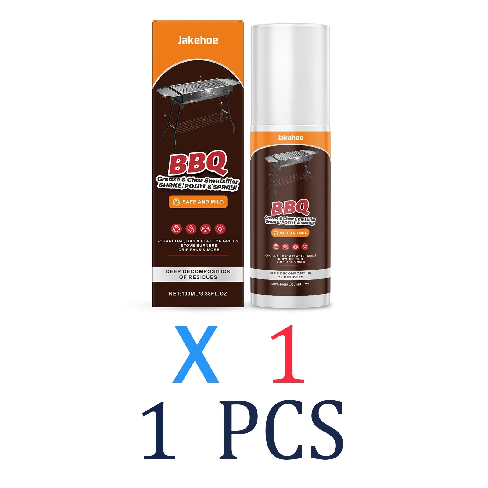 Grill Cleaner Spray for BBQ Oven Stove Grease Remover