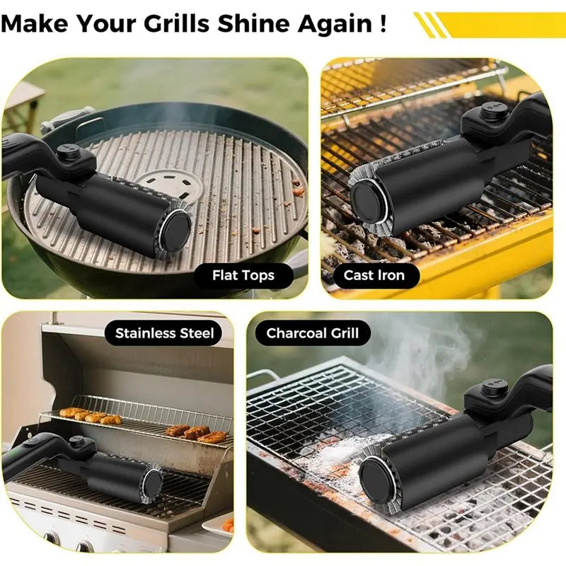 Electric Grill Brush Cleaning BBQ Cleaner